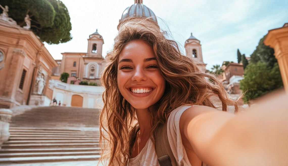 travel-influencer-taking-selfie-front-fa
