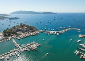 Muğla Bodrum Marina and Castle